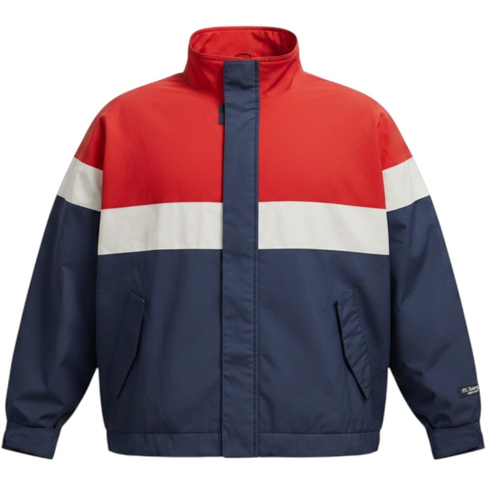 Tourney Gore-Tex Jacket Mens XL Red White Blue Colorblock Waterproof‎ Windproof